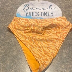 Aerie Vibrant Orange Cheeky Bikini Bottom NWOT